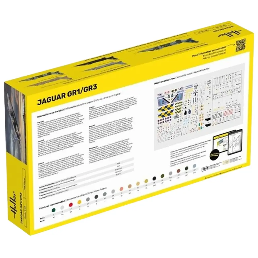 Avion d'attaque au sol - Jaguar GR1/GR3 - Heller 80427 - 1/48 - 2