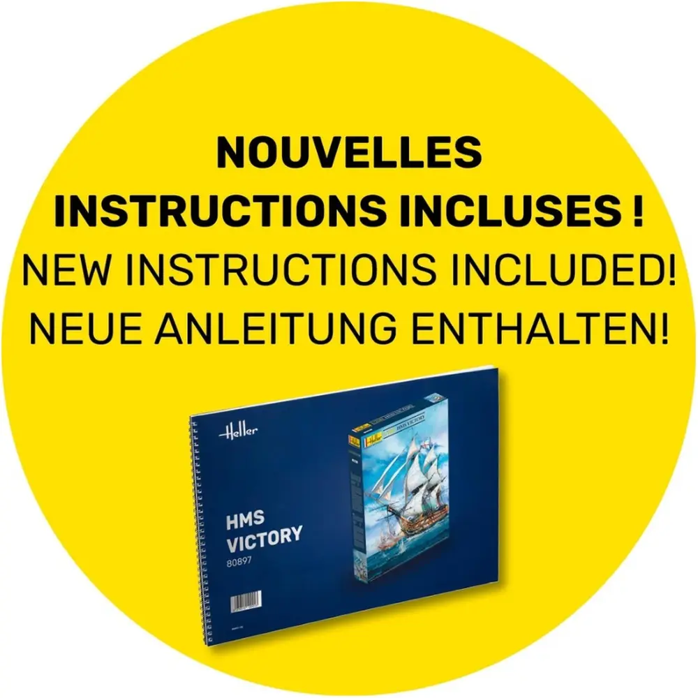 Bateau HMS Victory - Heller 58897 - 1/100 - 7