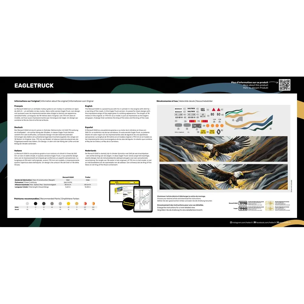 Poids lourd Eagletruck - Heller 80784 - 1/24 - 4