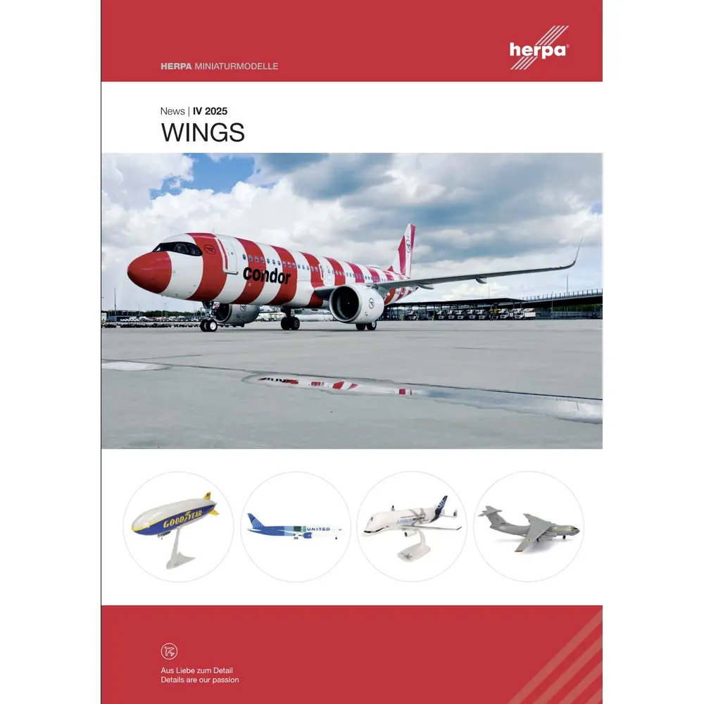Dépliant nouveautés IV 2025 - Cars/Trucks & Wings - HERPA HE-DEP-IV2025 - 28 pages  - 2