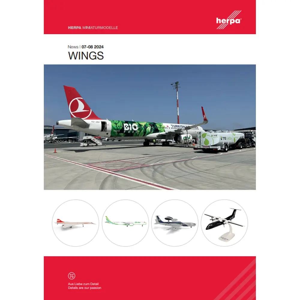 Dépliants nouveautés août 2024 - Cars/Trucks & Wings - HERPA HE-DEP-082024 - 24 pages - 2