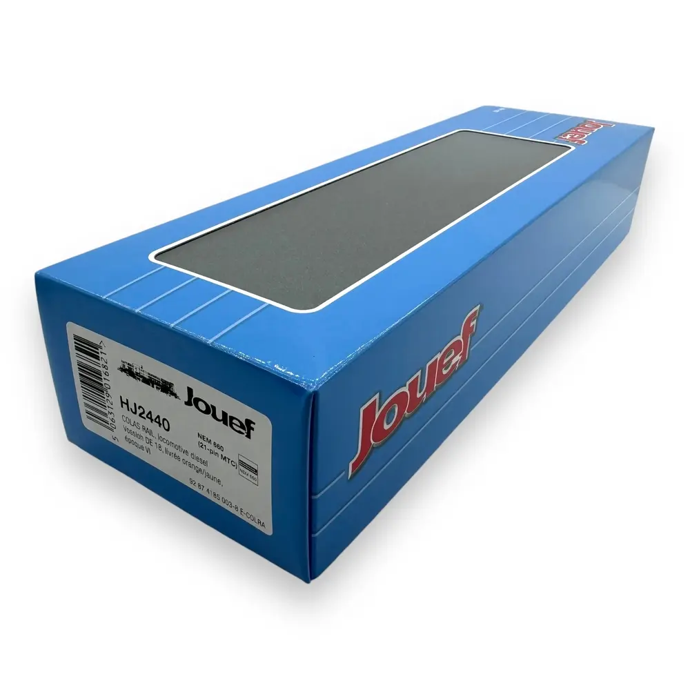 Locomotive Diesel VOSSLOH DE 18 - Jouef HJ2440 - COLAS RAIL - HO : 1/87  - EP VI - 2R - Analogique - 4