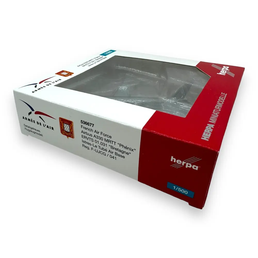 Avion Airbus A330 MRTT « Phénix » de l'Armée de l'Air - F-UJCG / 041 - Herpa 536677 - 1/500 - 6