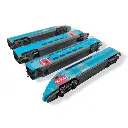 TGV Duplex OUIGO - 4 éléments DCC SON Jouef HJ2413S - HO 1/87 - SNCF EP VI - 2