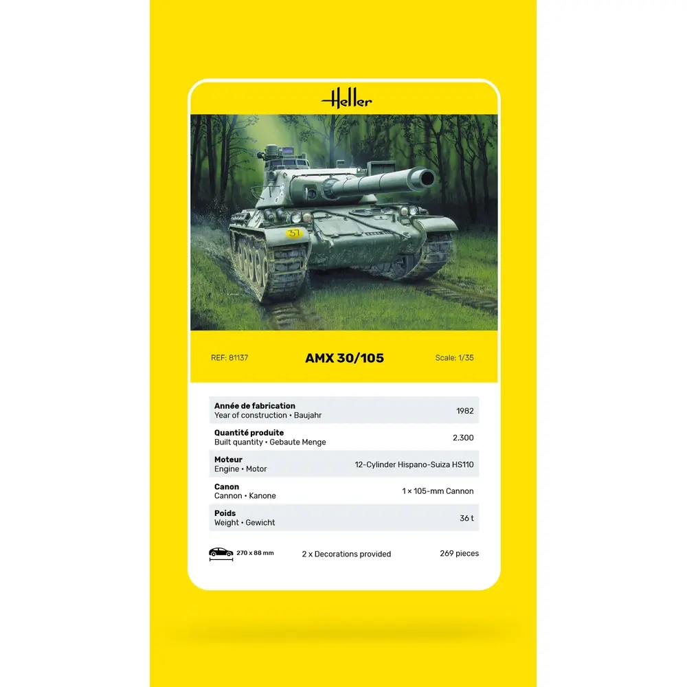 Char AMX 30/105 - Heller 81137 - 1/35 - 6