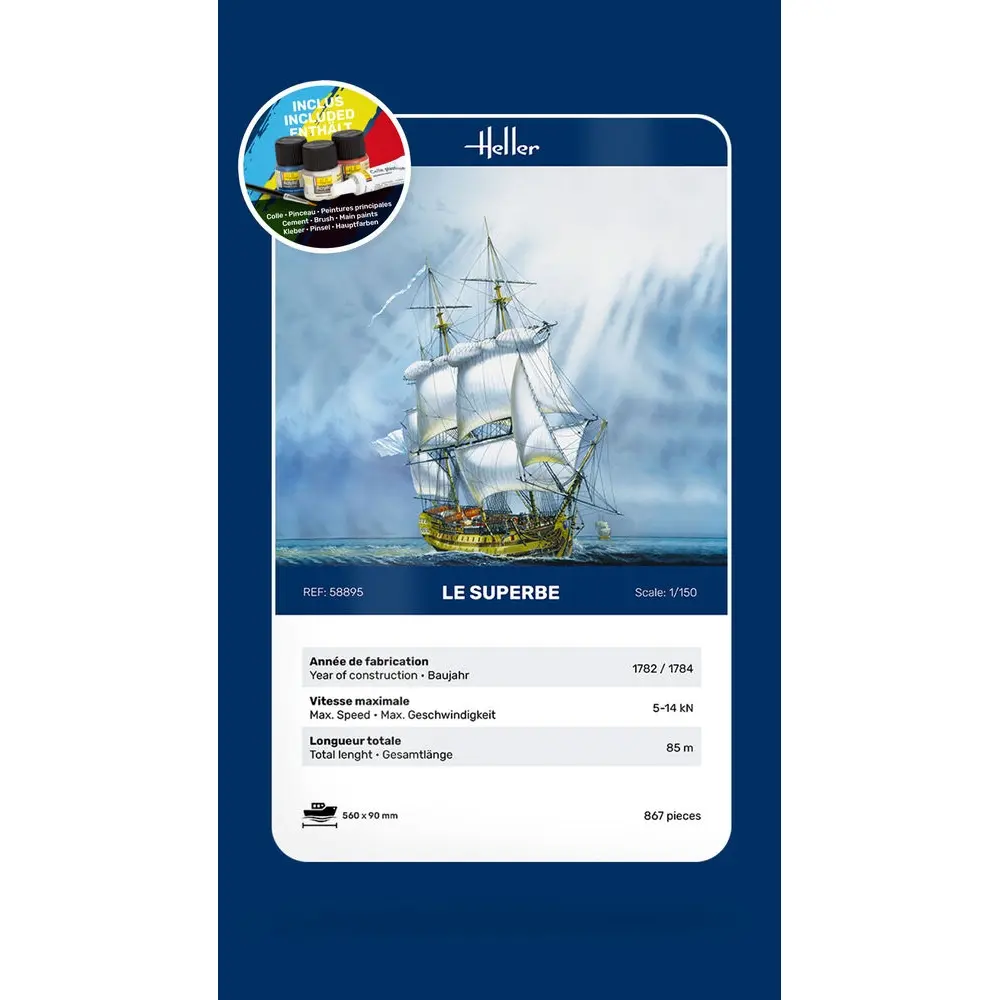 Starter kit Le Superbe - Heller 58895 - 1/150 - 2