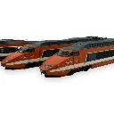 Coffret TGV Sud-Est 1981 - Jouef HJ2425S - HO 1/87 - SNCF - Ep IV - Digital sound - 2R - 3