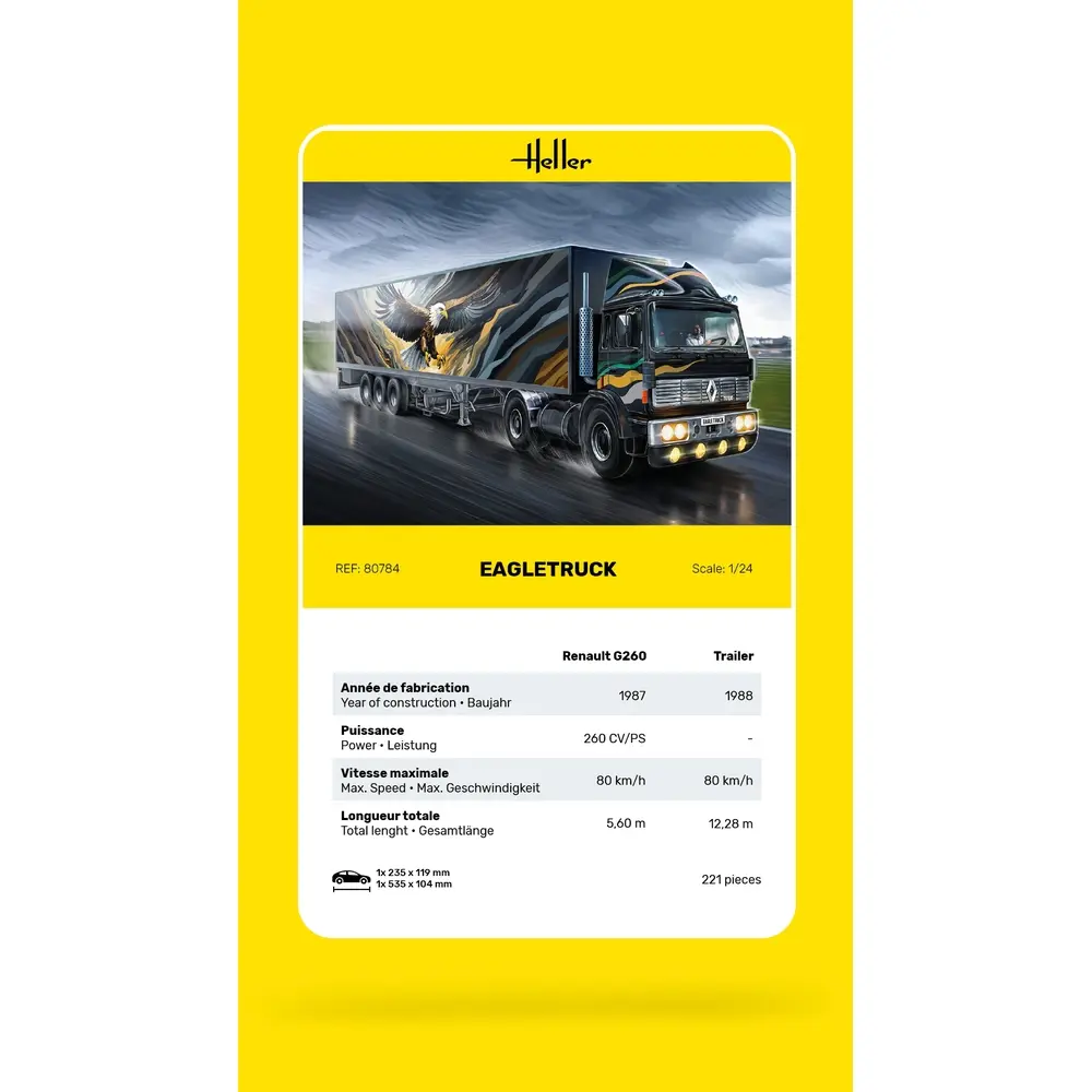 Poids lourd Eagletruck - Heller 80784 - 1/24 - 6