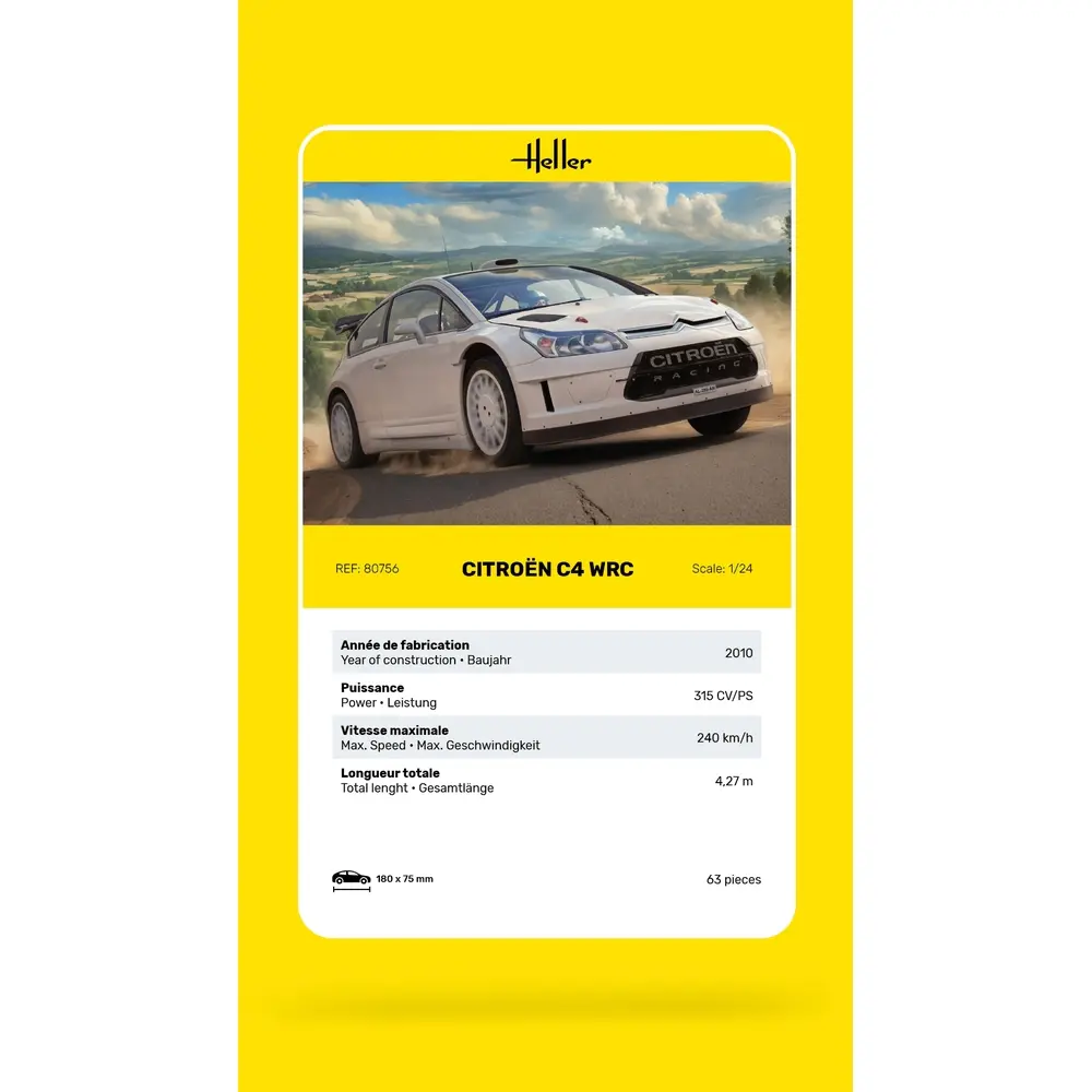 Citroën C4 WRC - Heller 80756 - 1/24 - 3