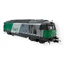 Locomotive Diesel BB467505 "FRET" - JOUEF HJ2342 - SNCF - HO 1/87 - EP VI - 2R - Analogique - 2