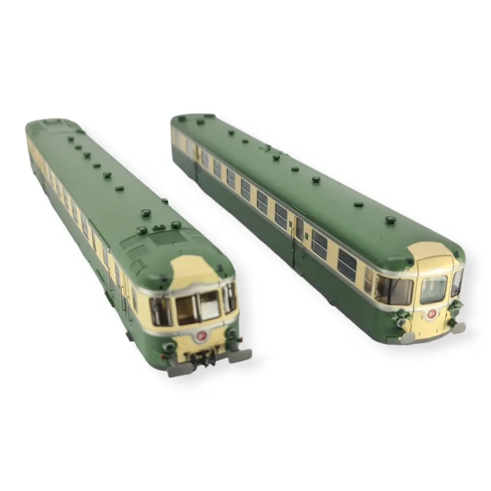 Autorail diesel RGP II avec remorque XR 7710 - Jouef HJ2418 - HO - SNCF - 2