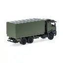 Camion Plate-forme/bâche Mercedes-Benz Arocs - Herpa 747165 - HO 1/87 - 2