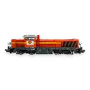 Locomotive Diesel VOSSLOH DE 18 - Jouef HJ2440 - COLAS RAIL - HO : 1/87  - EP VI - 2R - Analogique - 3