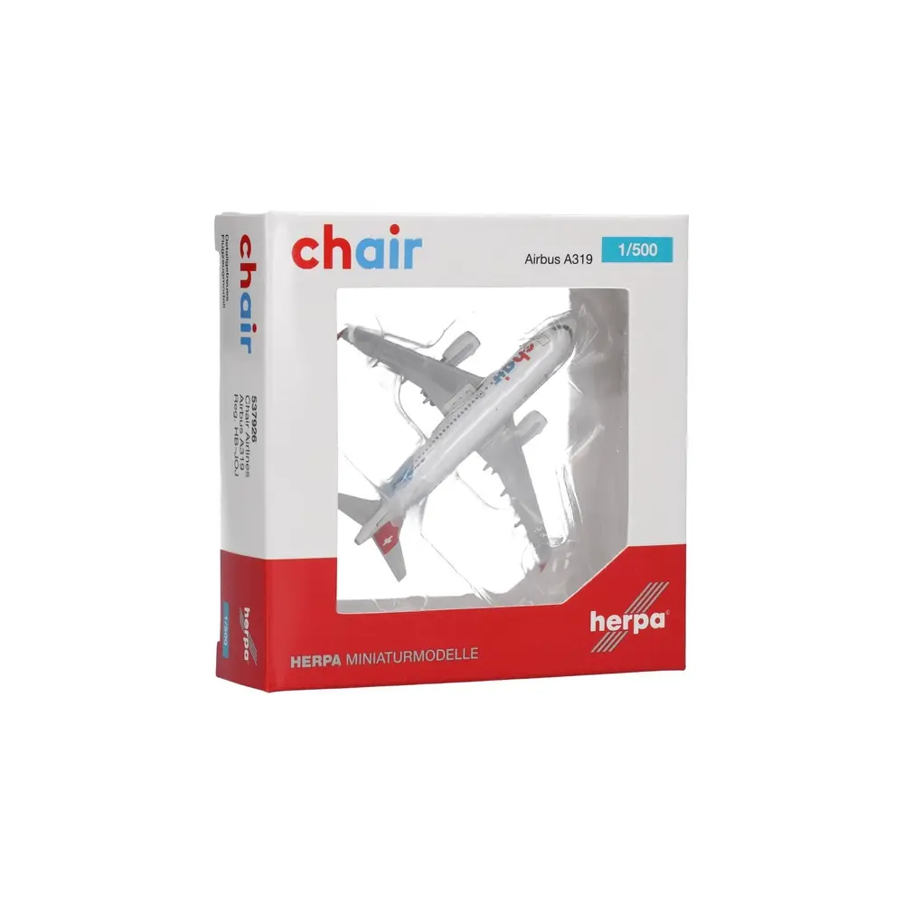Avion Chair Airlines Airbus A319 - Herpa 537926 - 1/500 - 5