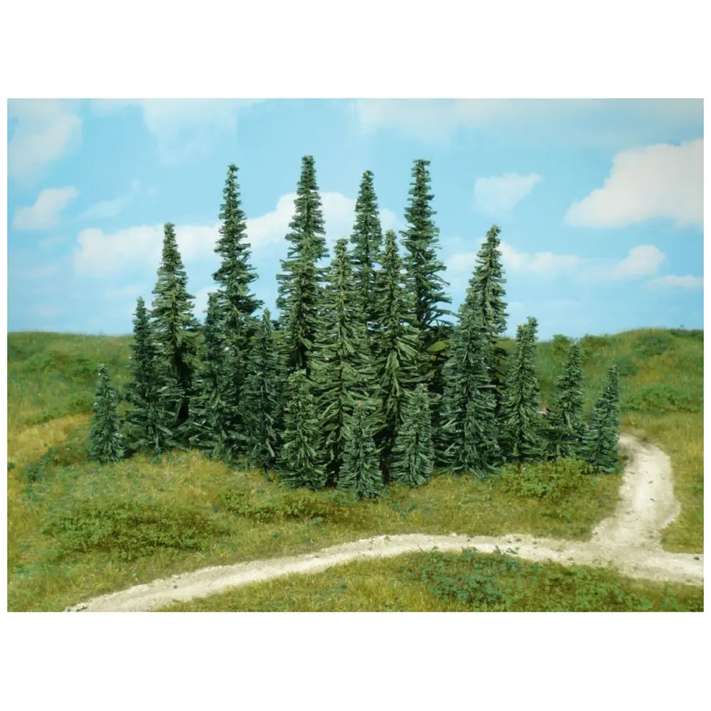 50 sapins 5 - 12 cm - Heki 2231 - HO 1/87 / N 1/160 / TT 1/120 - 2