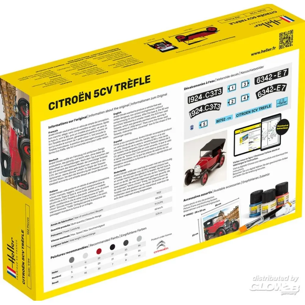  Citroen Trefle - HELLER 56702 - 1/24 - 2