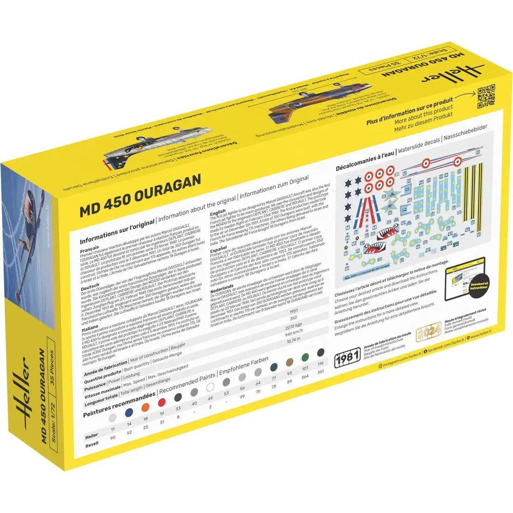 MD 450 Ouragan - Heller 56201 - 1/72 - 2