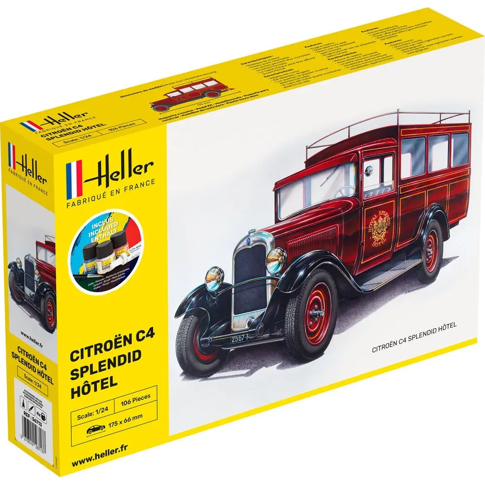 Citroën C4 Splendid Hotel en kit - Heller 56713 - 1/24 - 2