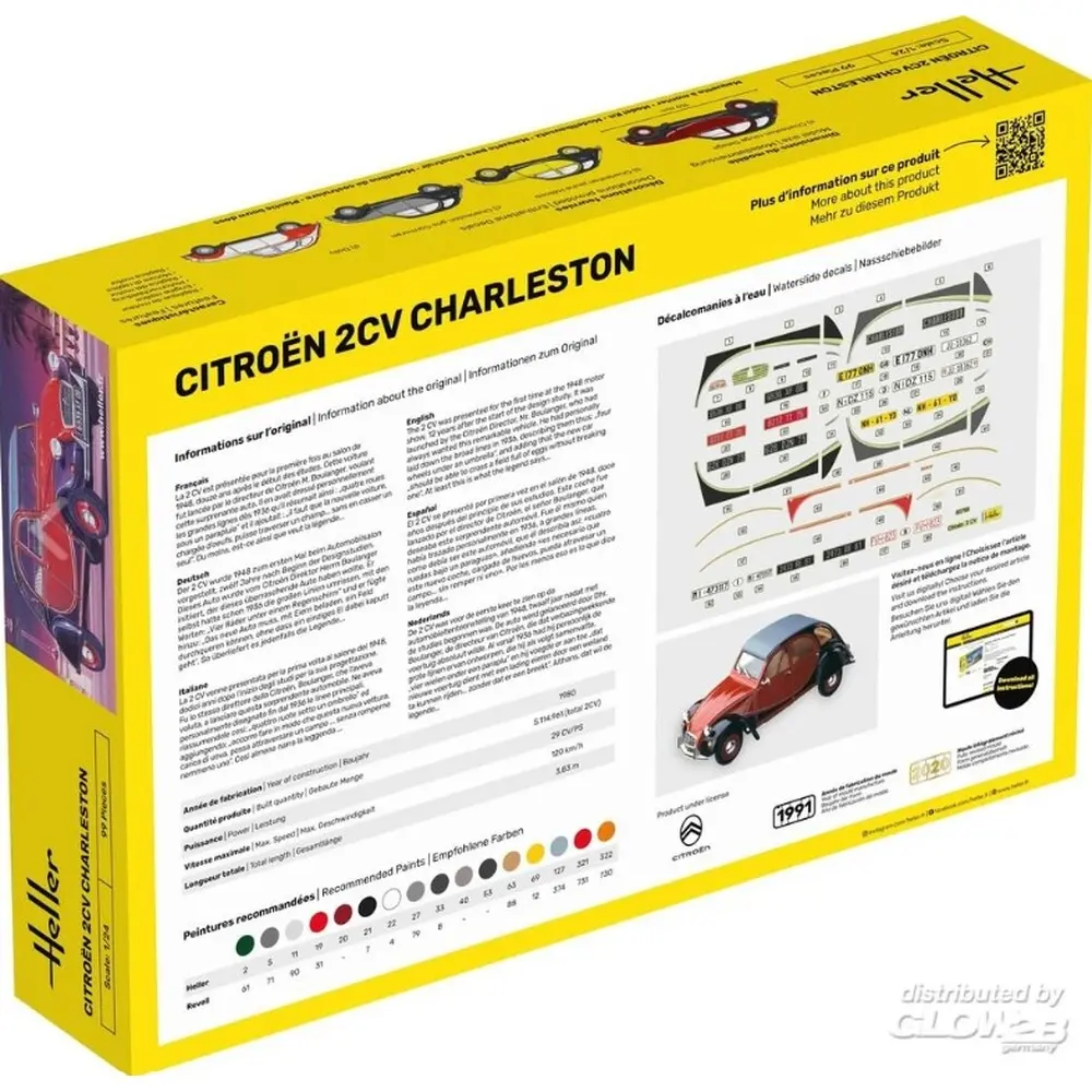  Citroen 2CV Charleston - HELLER 56766 - 1/24 - 2