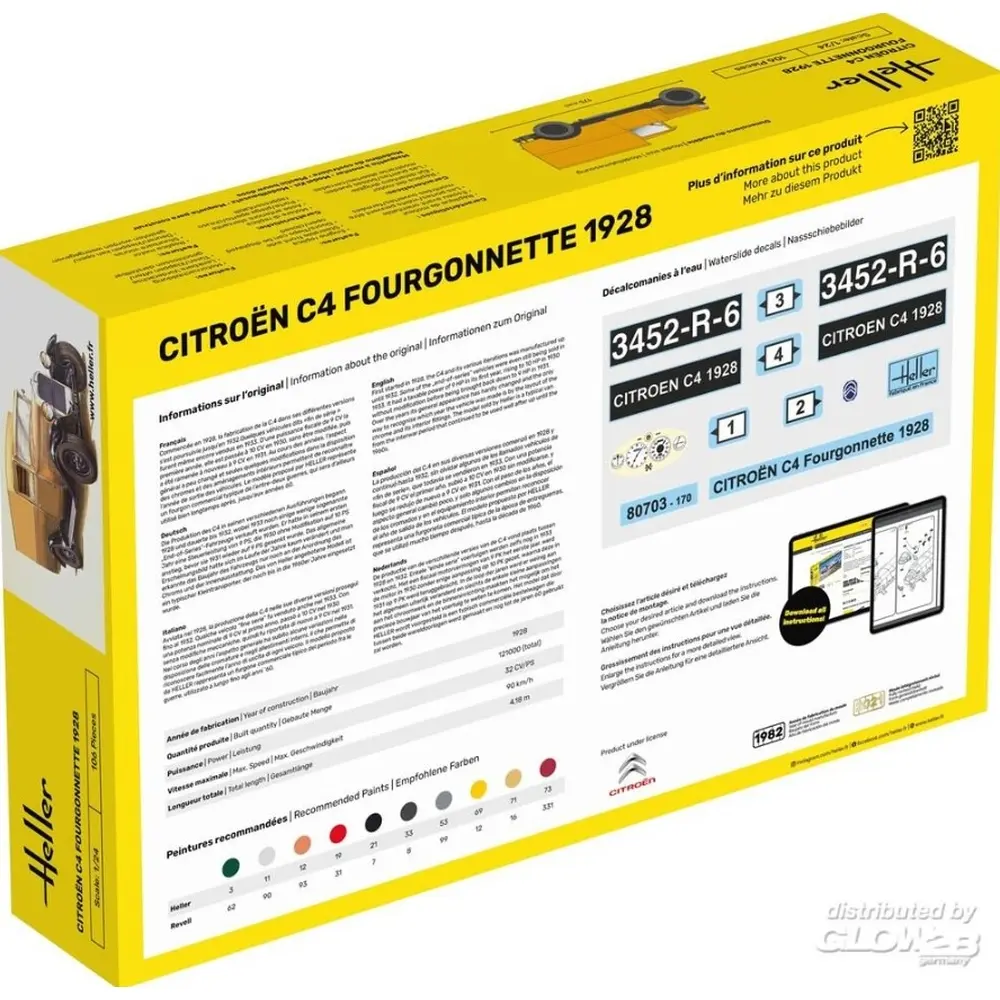  Citroen C4 Fourgonnette - HELLER 56703 - 1/24 - 2