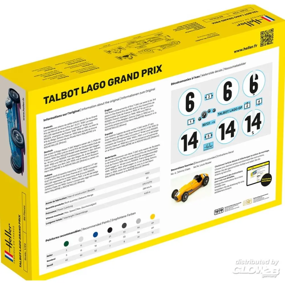 Talbot Lago Grand Prix - HELLER 56721 - 1/24 - 2