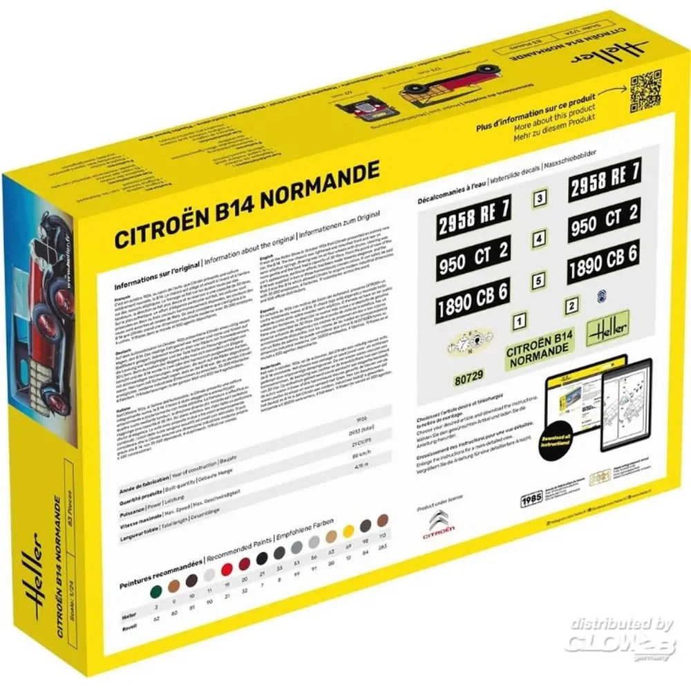  Citroen B14 Normande - HELLER 56729 - 1/24 - 2