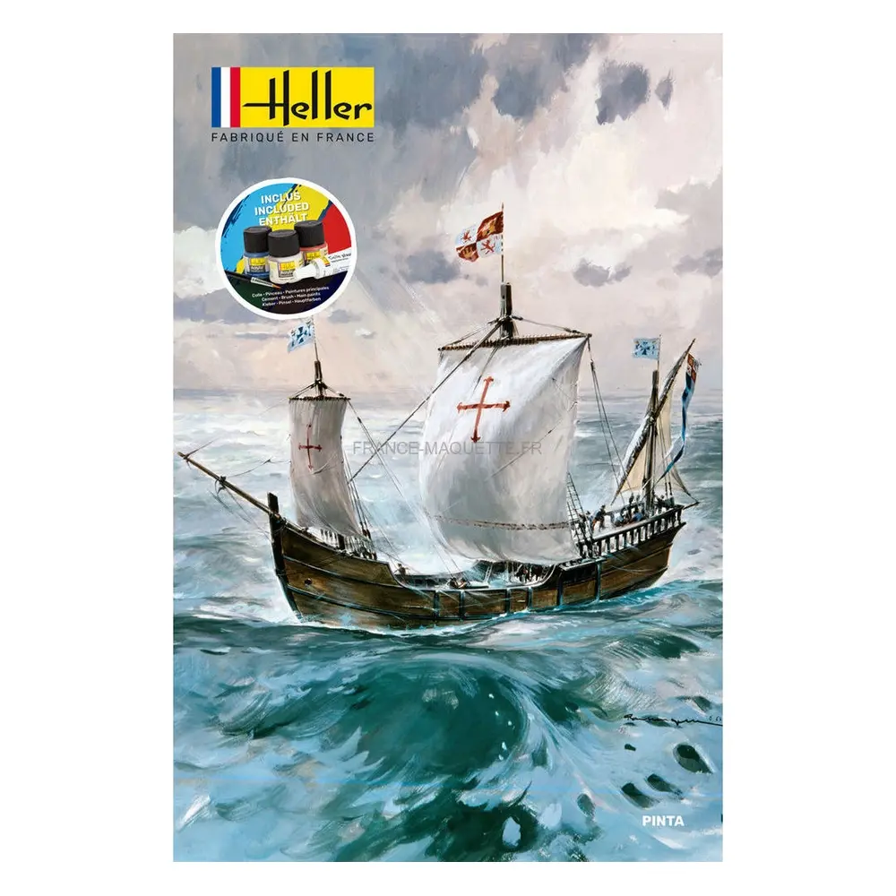 Kit de démarrage - Bateau Pirate "PINTA" - Heller 56816 - 1/75 - 3