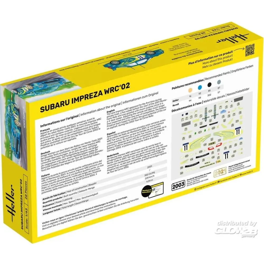  Impreza WRC'02 - HELLER 56199 - 1/43 - 2