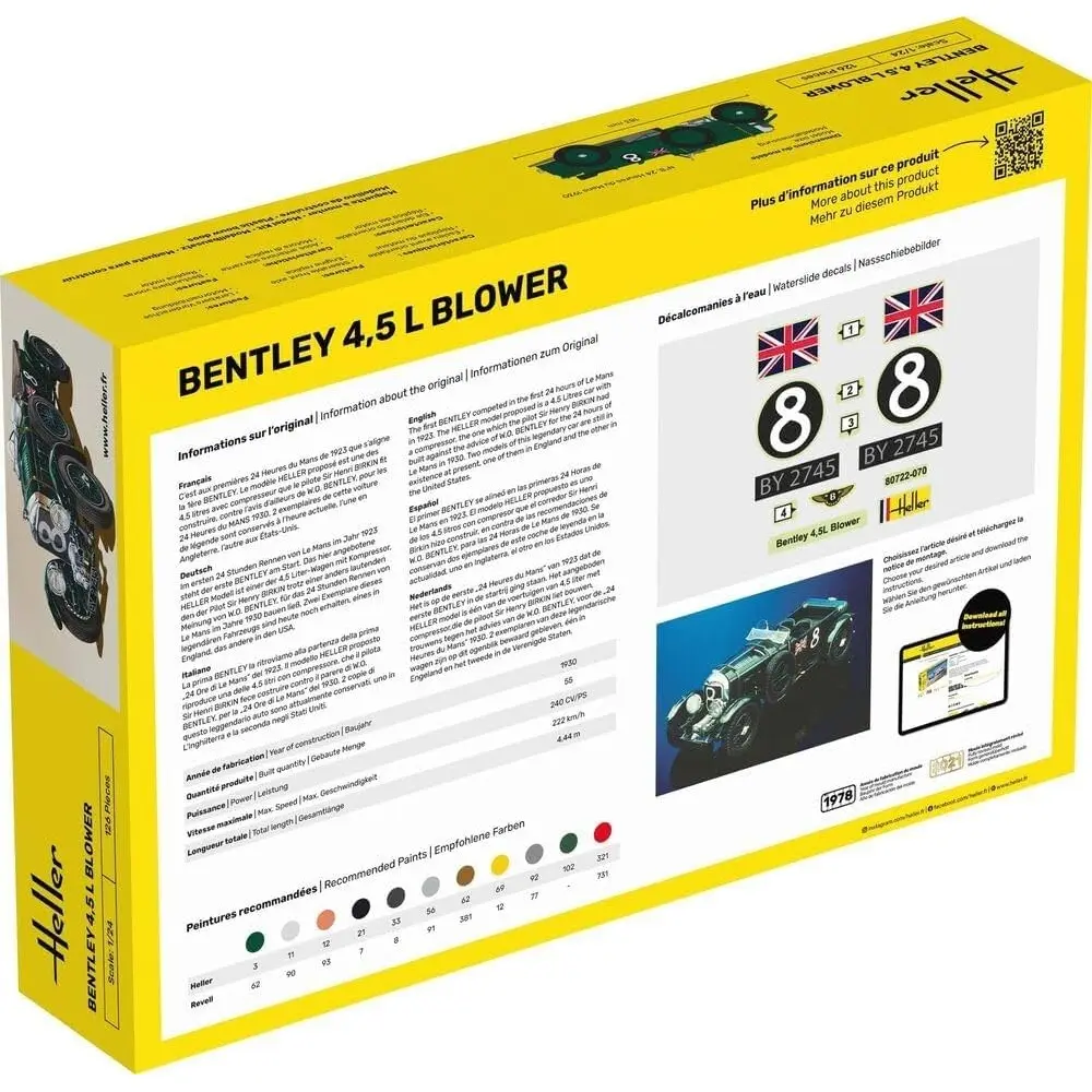 Kit de démarrage - Souffleur Bentley - Heller 56722 - 1/24 - 3
