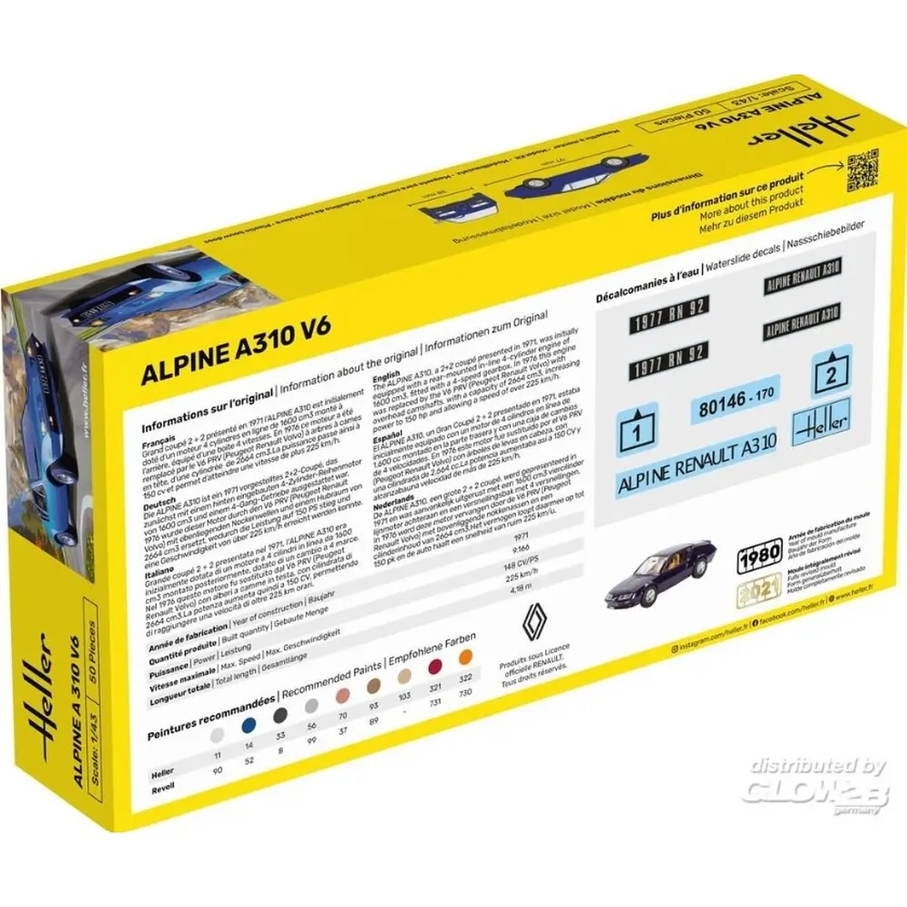 Alpine A310 - HELLER 56146 - 1/43 - 2