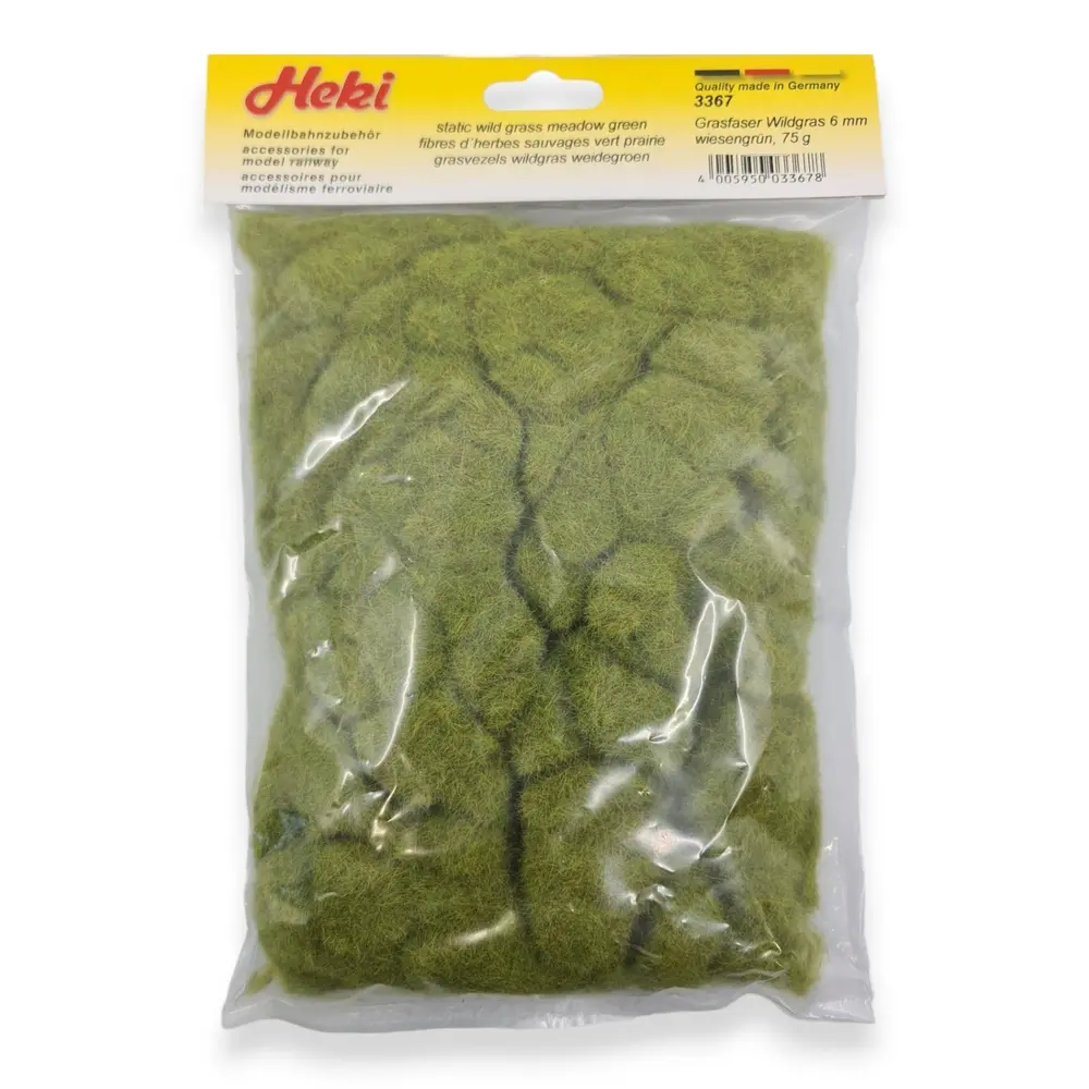 Flocage - Fibres d'herbes sauvages - Vert prairie - HEKI 3367 - Échelle Universelle - 2