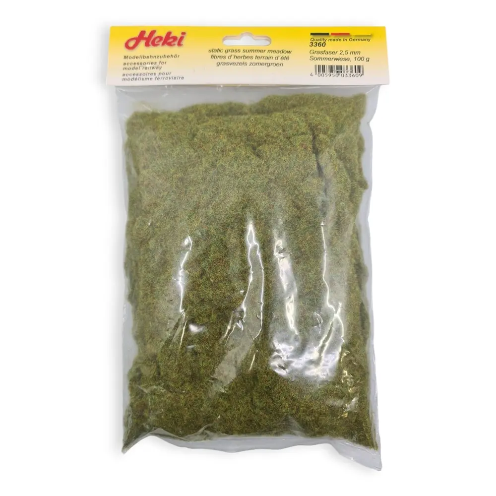 Flocage - Fibres d'herbes terrain d'été - HEKI 3360 - Échelle Universelle - 100 g - 2