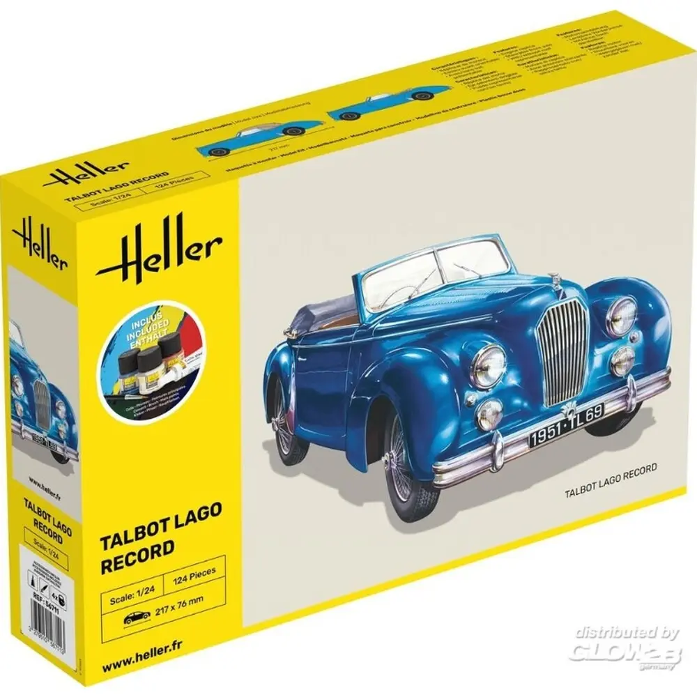 Talbot Lago Record  - HELLER 56711 - 1/24 - 2