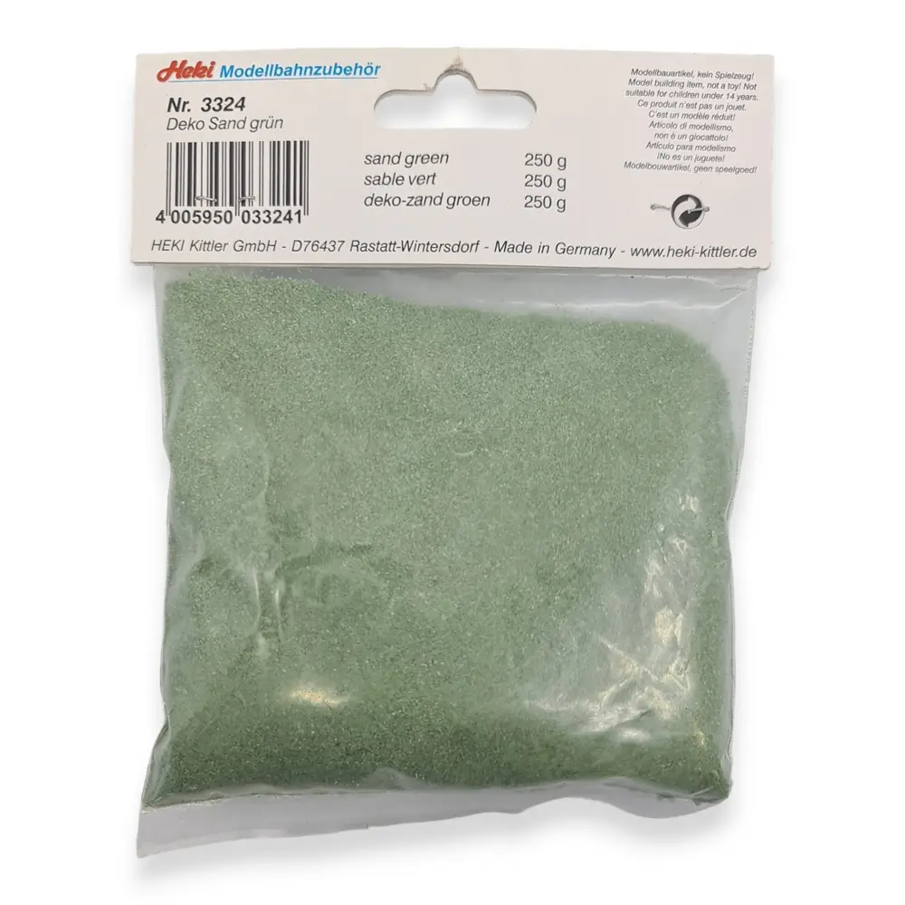 Sable Décoratif - Vert - HEKI 3324 - Échelle Universelle - 250 g - 3
