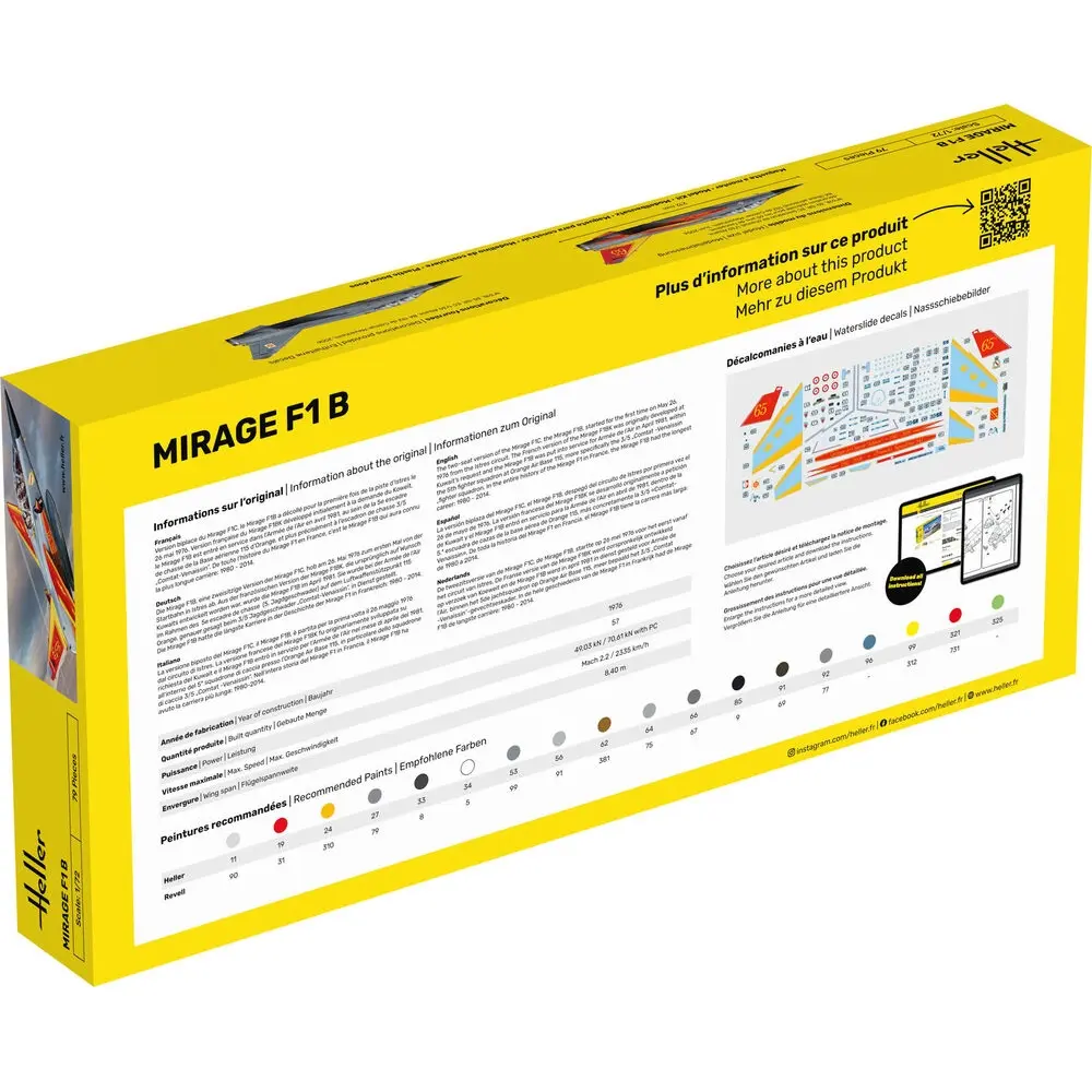 Starter Kit Mirage F1 - Heller 35319 - 1/72 - 2