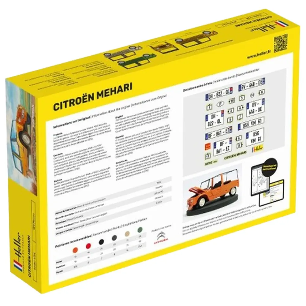 Citroën Méhari 1968 - Heller 56760 - 1/24 - 2