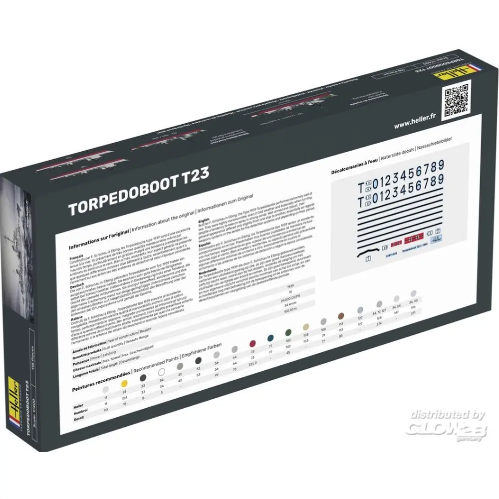 Torpedoboot T23  - HELLER 57011 - 1/400 - 2