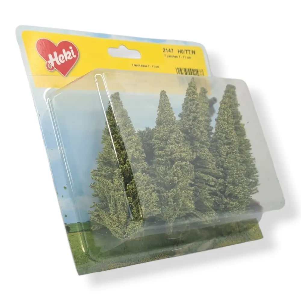 7 Mélèzes - Vert - HEKI 2147 - Échelle HO / TT / N - 70 à 110 mm - 2
