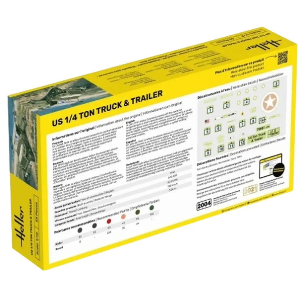 Camion & Remorque US 1/4 - Heller 56997 - 1/72 - 2