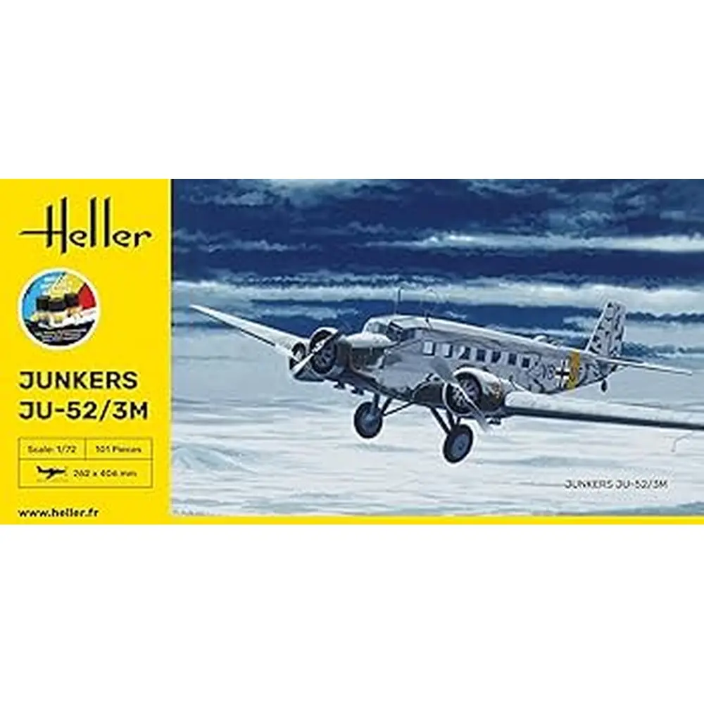 Kit de démarrage Avions Junkers JU-52/3M - Heller 56380 - 1/72 - 2