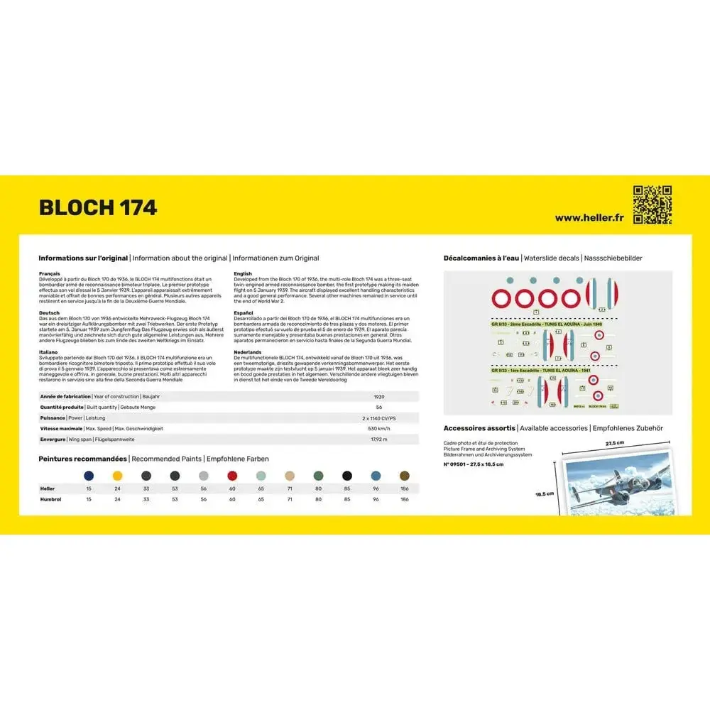 Kit de démarrage - Bloch 174 - Heller 56312 - 1/72 - 2