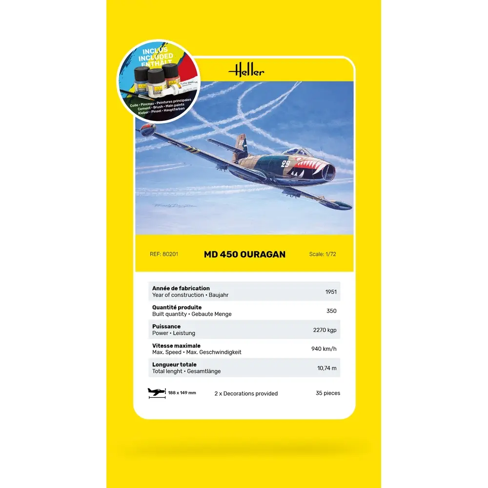 MD 450 Ouragan - Heller 56201 - 1/72 - 6