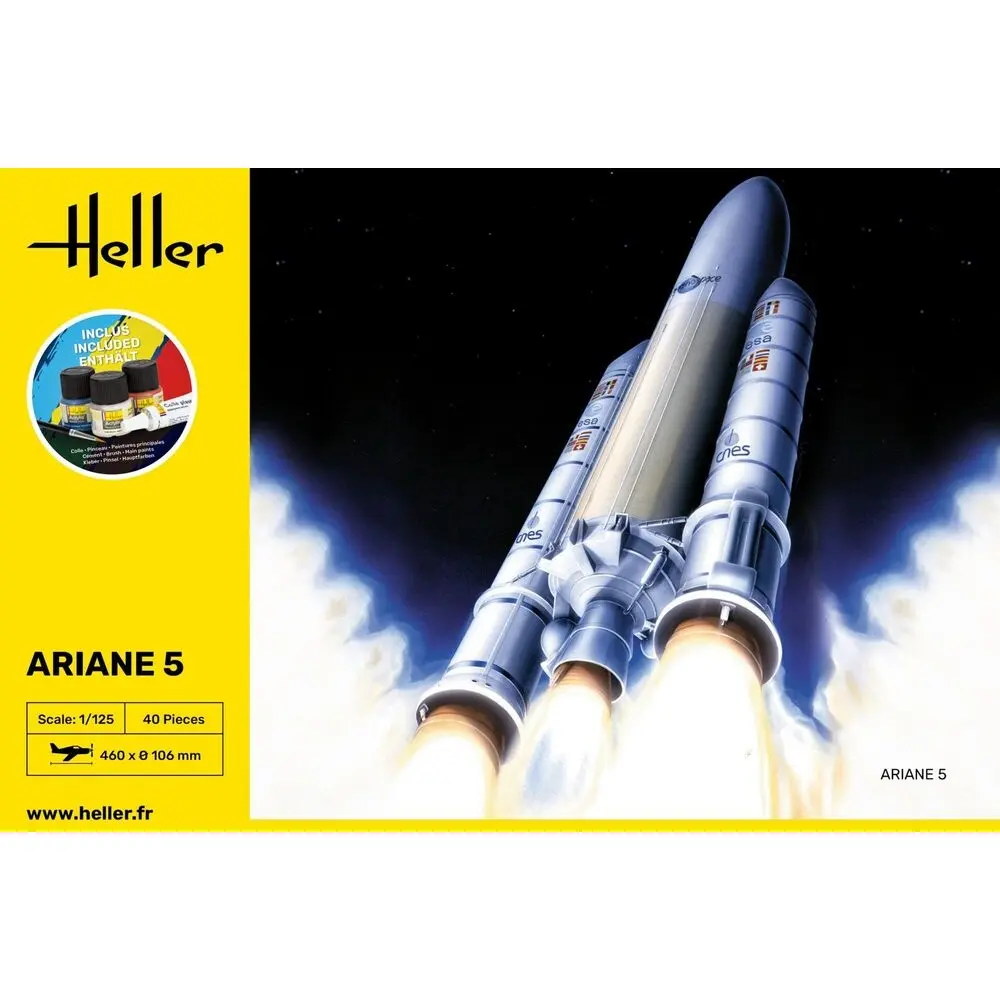 Fusée Ariane 5 - Heller 56441 - 1/125 - 3