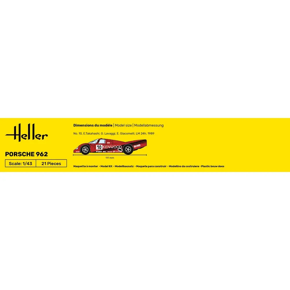Porsche 962 - Heller 56109 - 1/43 - 5