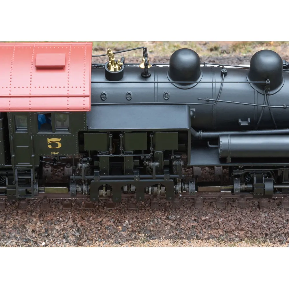 Locomotive à vapeur type Shay, N°5, Western Maryland, USA - Märklin 38700 - HO 1/87 - Ep II - Digital sound fumigène - 3R - 13
