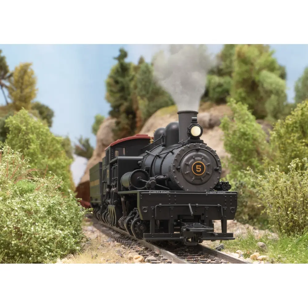 Locomotive à vapeur type Shay, N°5, Western Maryland, USA - Märklin 38700 - HO 1/87 - Ep II - Digital sound fumigène - 3R - 16