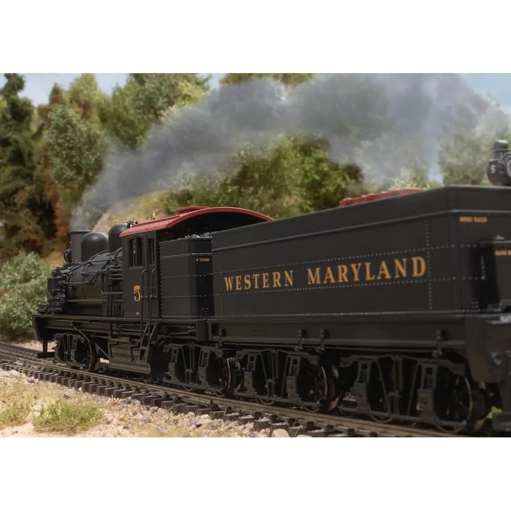 Locomotive à vapeur type Shay, N°5, Western Maryland, USA - Märklin 38700 - HO 1/87 - Ep II - Digital sound fumigène - 3R - 7