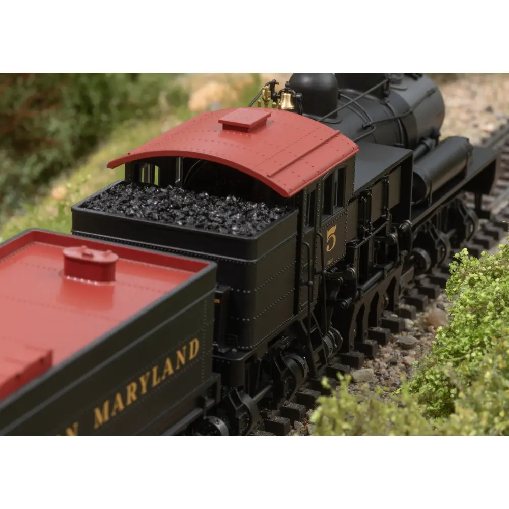Locomotive à vapeur type Shay, N°5, Western Maryland, USA - Märklin 38700 - HO 1/87 - Ep II - Digital sound fumigène - 3R - 10