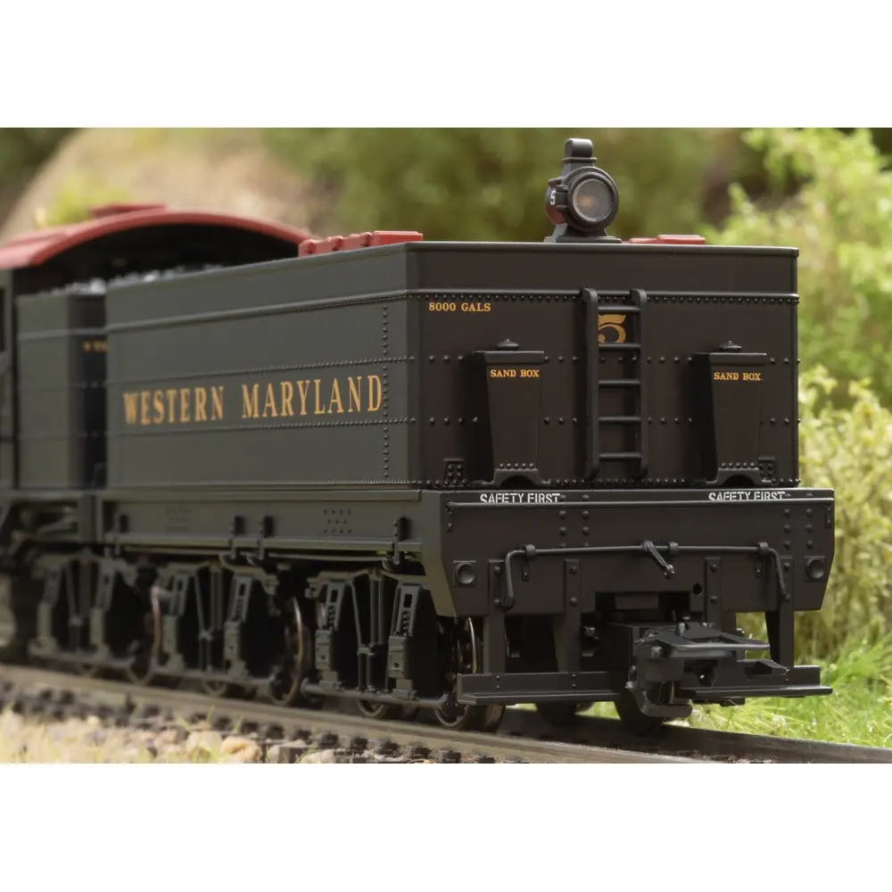 Locomotive à vapeur type Shay, N°5, Western Maryland, USA - Märklin 38700 - HO 1/87 - Ep II - Digital sound fumigène - 3R - 8
