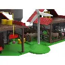 Ferme avec animaux, étables, silos, foin - Märklin my world 72212 - HO 1/87 - 3